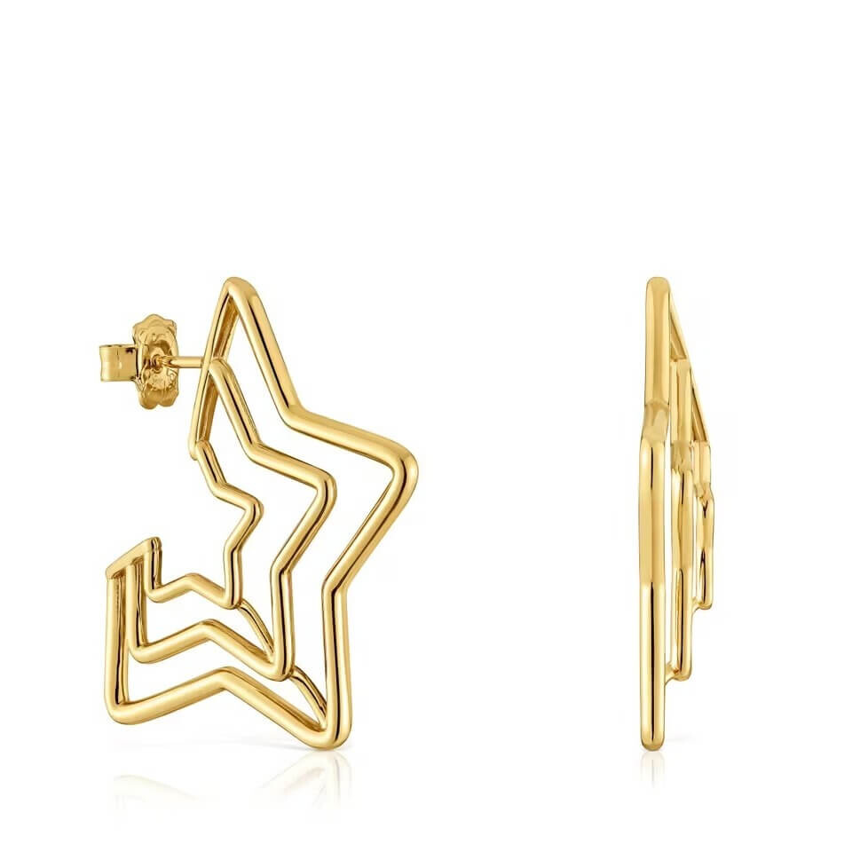 Серьги Tous Bickie Triple Star, серебро с 18-каратным золотым покрытием
Серьги Tous Bickie Triple Star, серебро с 18-каратным золотым покрытием