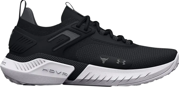 Кроссовки Under Armour Project Rock 5 Black White, черный 
Кроссовки Under Armour Project Rock 5 Black White, черный