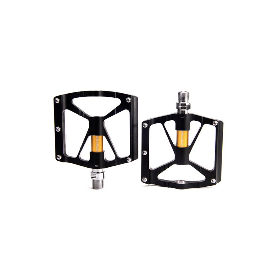 Педали Gineyea K-307, 105х99 мм, черный/золотистый 
Педали Gineyea K-307, 105х99 мм, черный/золотистый