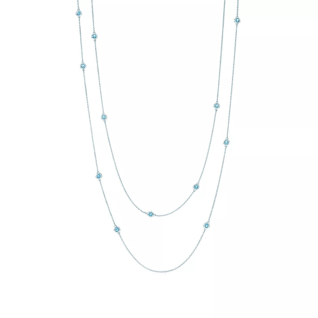 Колье Tiffany & Co. x Elsa Peretti Color By The Yard Sprinkle, серебро/аквамарин
Колье Tiffany & Co. x Elsa Peretti Color By The Yard Sprinkle, серебро/аквамарин