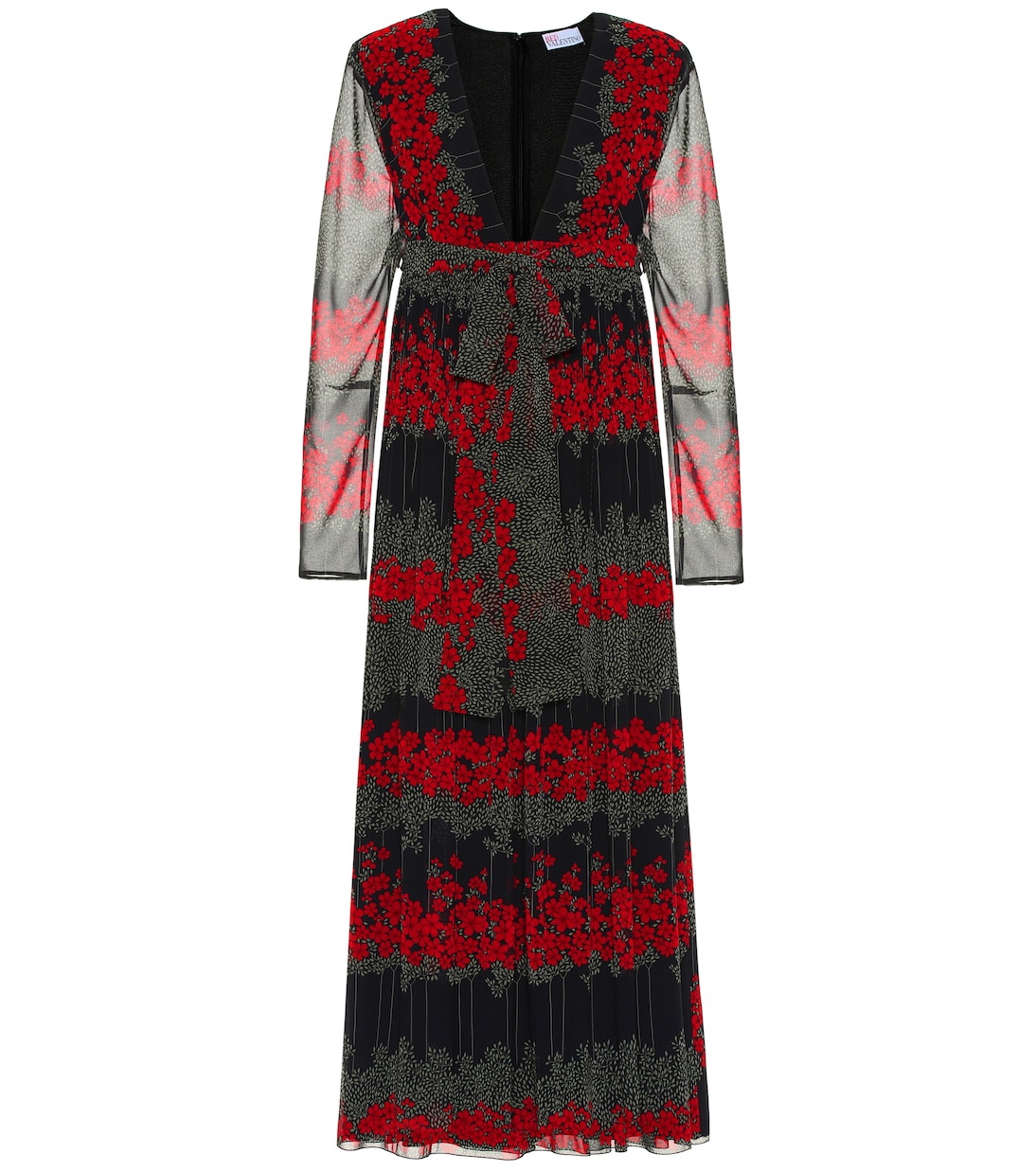 Платье миди REDValentino с плиссировкой и цветочным принтом REDValentino, Nero
Платье миди REDValentino с плиссировкой и цветочным принтом REDValentino, Nero