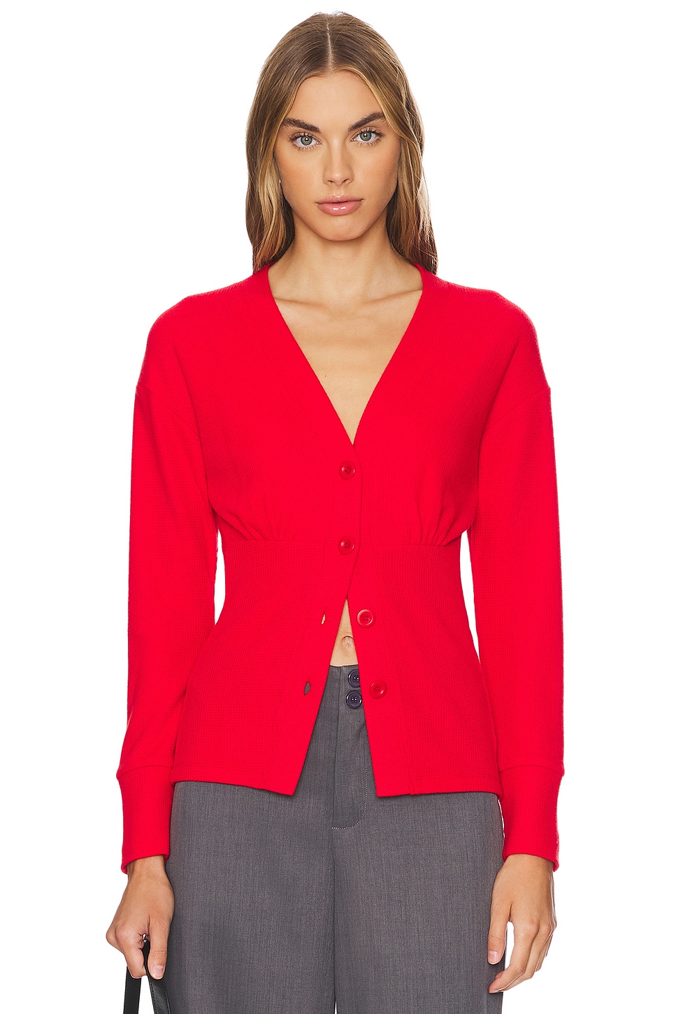 Вафельный кардиган noel Lna, красный
Вафельный кардиган noel Lna, красный