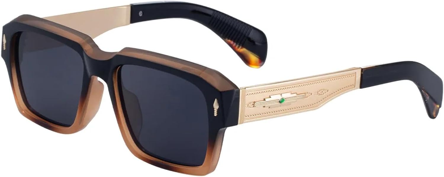 Классические солнцезащитные очки с заклепками для женщин и мужчин, винтажные, панк, роскошные, для активного отдыха, вождения, металлические, UV400 TVTBBVV, Tea Black Black
Классические солнцезащитные очки с заклепками для женщин и мужчин, винтажные, панк, роскошные, для активного отдыха, вождения, металлические, UV400 TVTBBVV, Tea Black Black