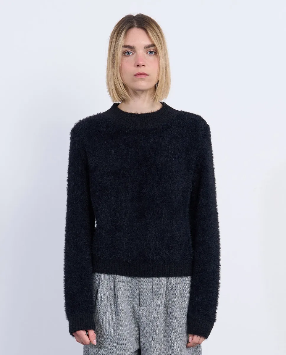 Женский джемпер с длинным рукавом из трикотажа Lili Sidonio, черный
Женский джемпер с длинным рукавом из трикотажа Lili Sidonio, черный