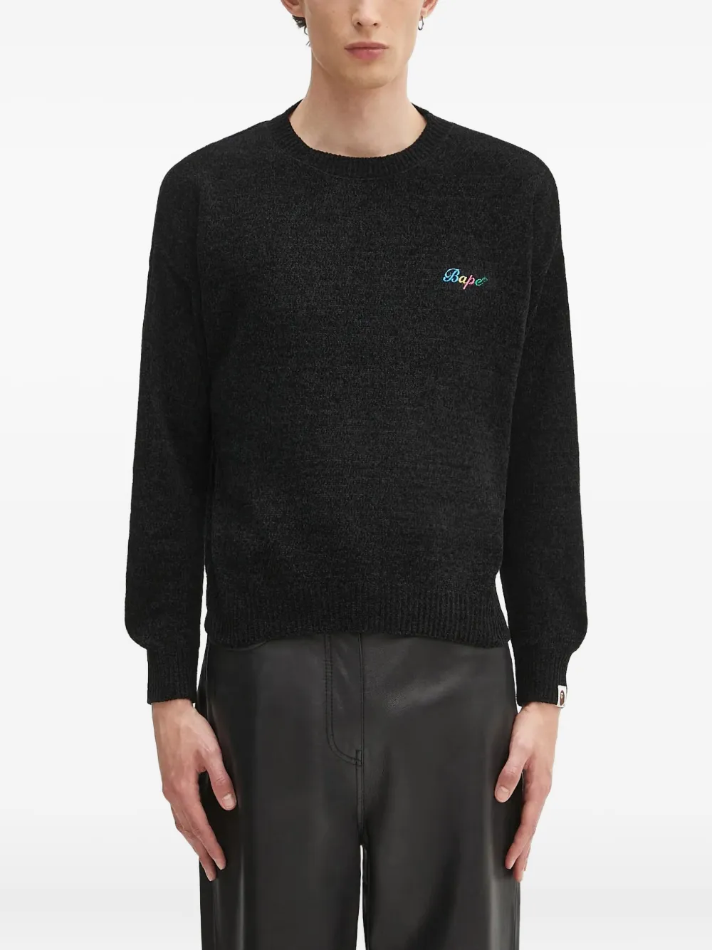 Свитер с вышитым логотипом A BATHING APE, черный
Свитер с вышитым логотипом A BATHING APE, черный
