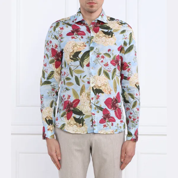 Льняная рубашка узкого кроя Stenströms, мультиколор
Льняная рубашка узкого кроя Stenströms, мультиколор