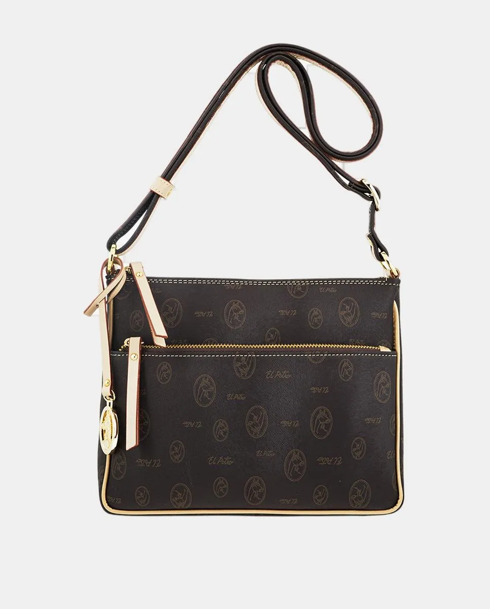 Сумка через плечо с регулируемым ремнем El Potro, коричневый
Сумка через плечо с регулируемым ремнем El Potro, коричневый