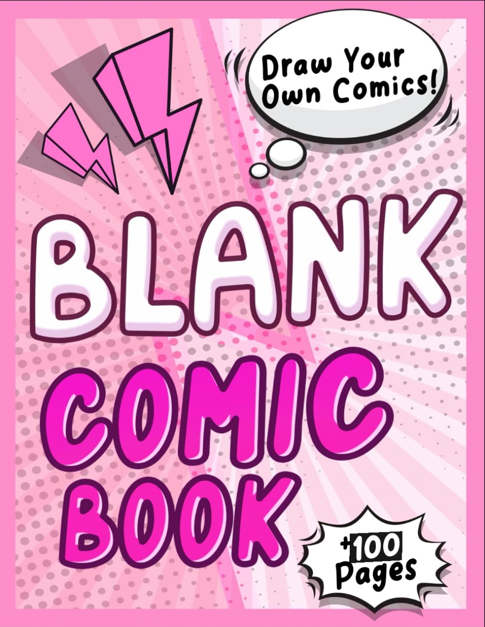 Blank Comic Book for Girls: A Creative Journal With 100 Unique Layouts To Write and Draw Your Own Stories for Kids, teens, and Adults (Independently published)
Blank Comic Book for Girls: A Creative Journal With 100 Unique Layouts To Write and Draw Your Own Stories for Kids, teens, and Adults (Independently published)
