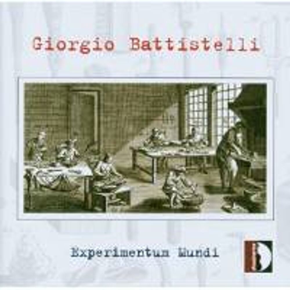 Диск CD Battistelli: Experimentum Mundi - Giorgio Battistelli
Диск CD Battistelli: Experimentum Mundi - Giorgio Battistelli