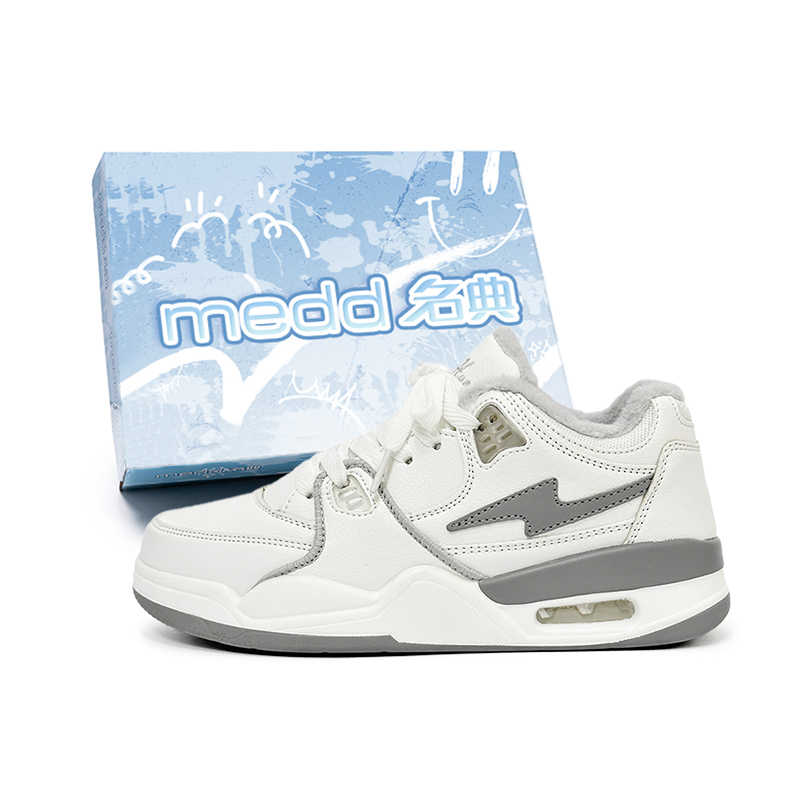 Medd Высокие амортизирующие низкие кеды унисекс бело-серые (утепленные молнией улучшенные), цвет White Gray (Lightning Fleece-Lined Upgraded)
Medd Высокие амортизирующие низкие кеды унисекс бело-серые (утепленные молнией улучшенные), цвет White Gray (Lightning Fleece-Lined Upgraded)