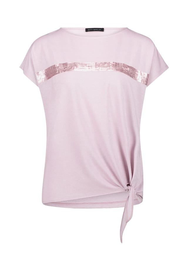 Рубашка с короткими рукавами и бантом Betty Barclay, розовый
Рубашка с короткими рукавами и бантом Betty Barclay, розовый