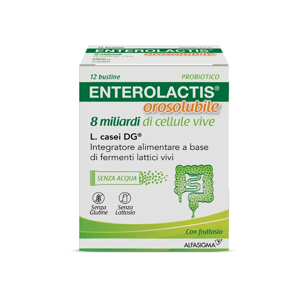 Enterolactis Orosolver 12 пакетиков, кишечная добавка 
Enterolactis Orosolver 12 пакетиков, кишечная добавка