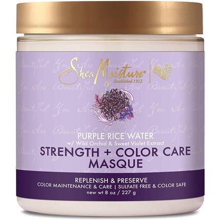 Маска для ухода за поврежденными волосами Sheamoisture Strength + Color Care с фиолетовой рисовой водой 237мл, Shea Moisture
Маска для ухода за поврежденными волосами Sheamoisture Strength + Color Care с фиолетовой рисовой водой 237мл, Shea Moisture