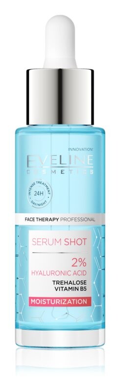 Увлажняющая и питательная сыворотка Eveline Cosmetics Serum Shot 2% Hyaluronic Acid
Увлажняющая и питательная сыворотка Eveline Cosmetics Serum Shot 2% Hyaluronic Acid