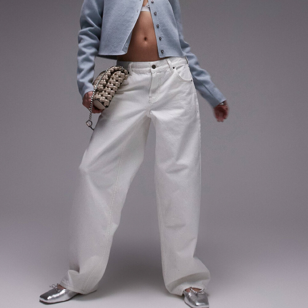 Джинсы Topshop cinch back, белый
Джинсы Topshop cinch back, белый