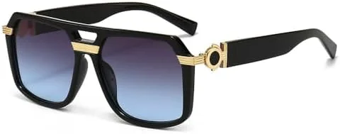 Солнцезащитные очки большого квадратного размера 2027 года для женщин и мужчин, женские очки в крупной оправе с защитой от УФ-излучения UV400 MTZJH, Black Grey Blue
Солнцезащитные очки большого квадратного размера 2027 года для женщин и мужчин, женские очки в крупной оправе с защитой от УФ-излучения UV400 MTZJH, Black Grey Blue