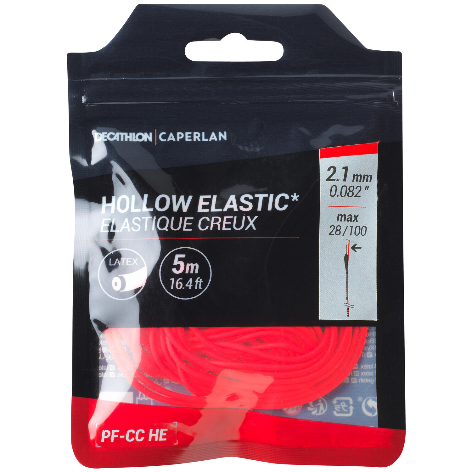 Полая резинка 2,1 мм удочка 5 м для ловли карпа CAPERLAN
Полая резинка 2,1 мм удочка 5 м для ловли карпа CAPERLAN