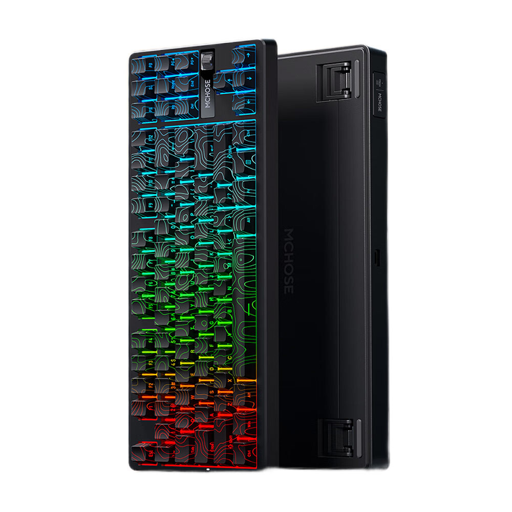 Клавиатура игровая механическая беспроводная MCHOSE G87, Fast Gold Switch V2, английская раскладка, чёрный
Клавиатура игровая механическая беспроводная MCHOSE G87, Fast Gold Switch V2, английская раскладка, чёрный