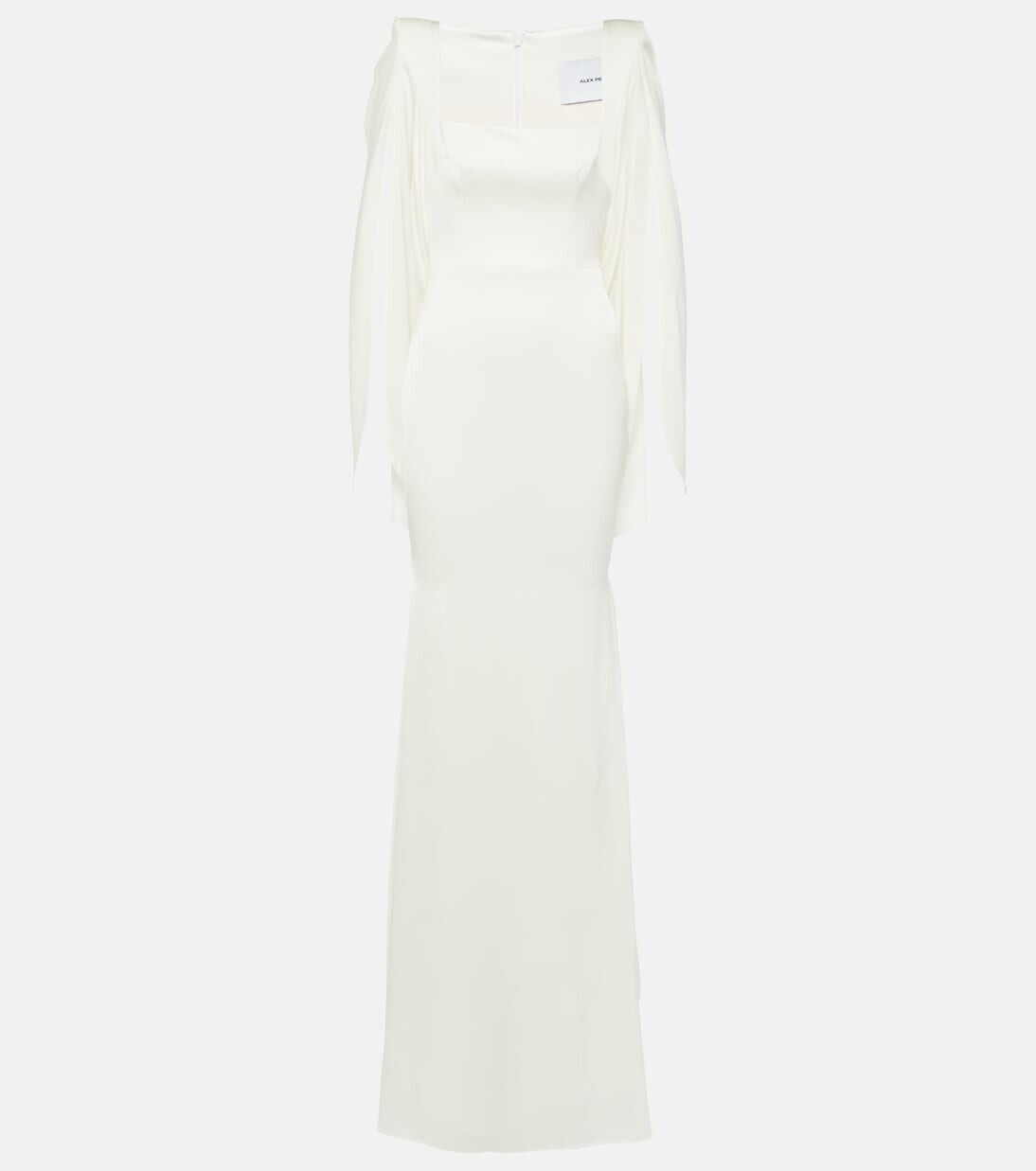 Атласное платье portrait с накидкой Alex Perry, белый
Атласное платье portrait с накидкой Alex Perry, белый