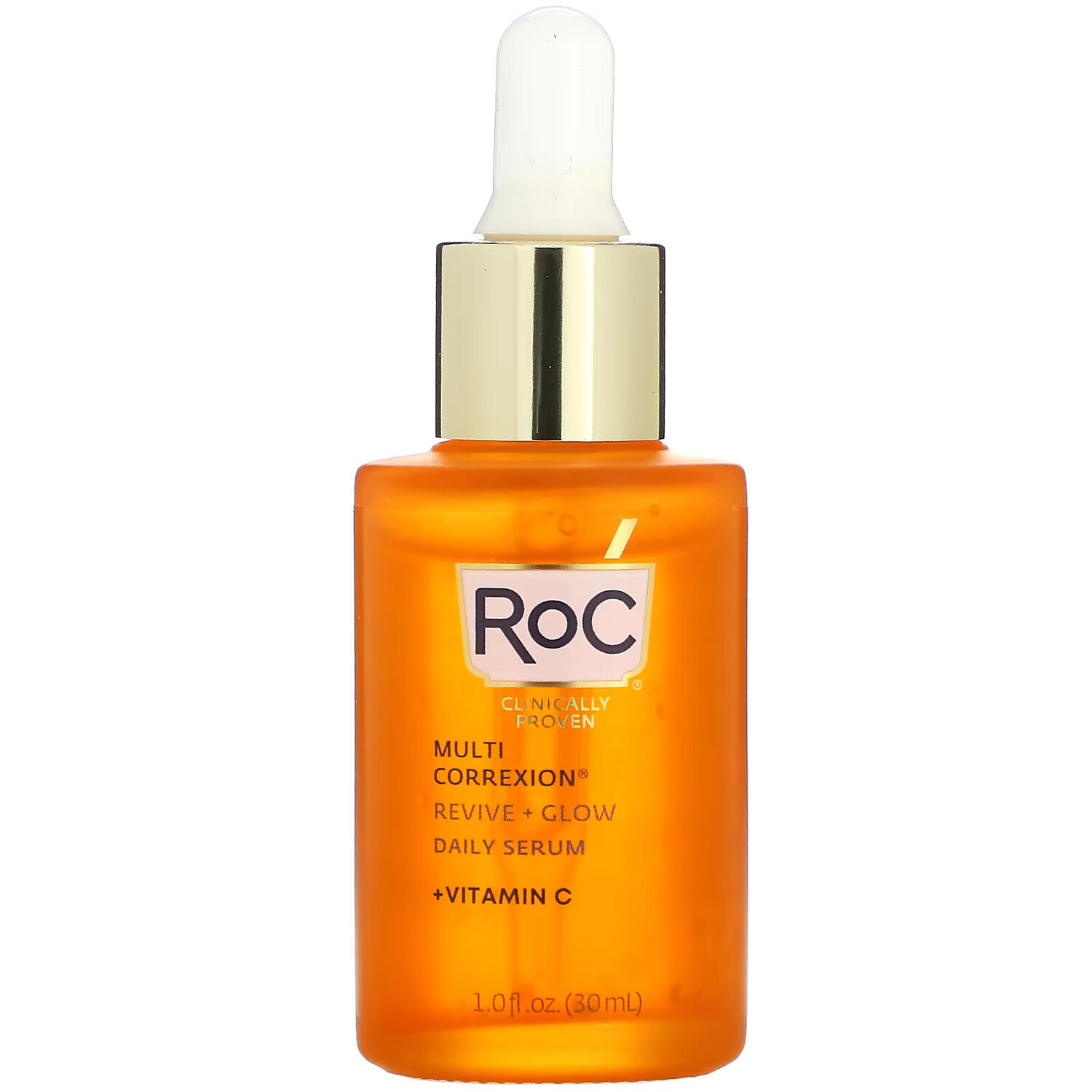 RoC, Multi Correxion, Revive + Glow, ежедневная сыворотка с витамином C, 30 мл (1 жидк. Унция)
RoC, Multi Correxion, Revive + Glow, ежедневная сыворотка с витамином C, 30 мл (1 жидк. Унция)