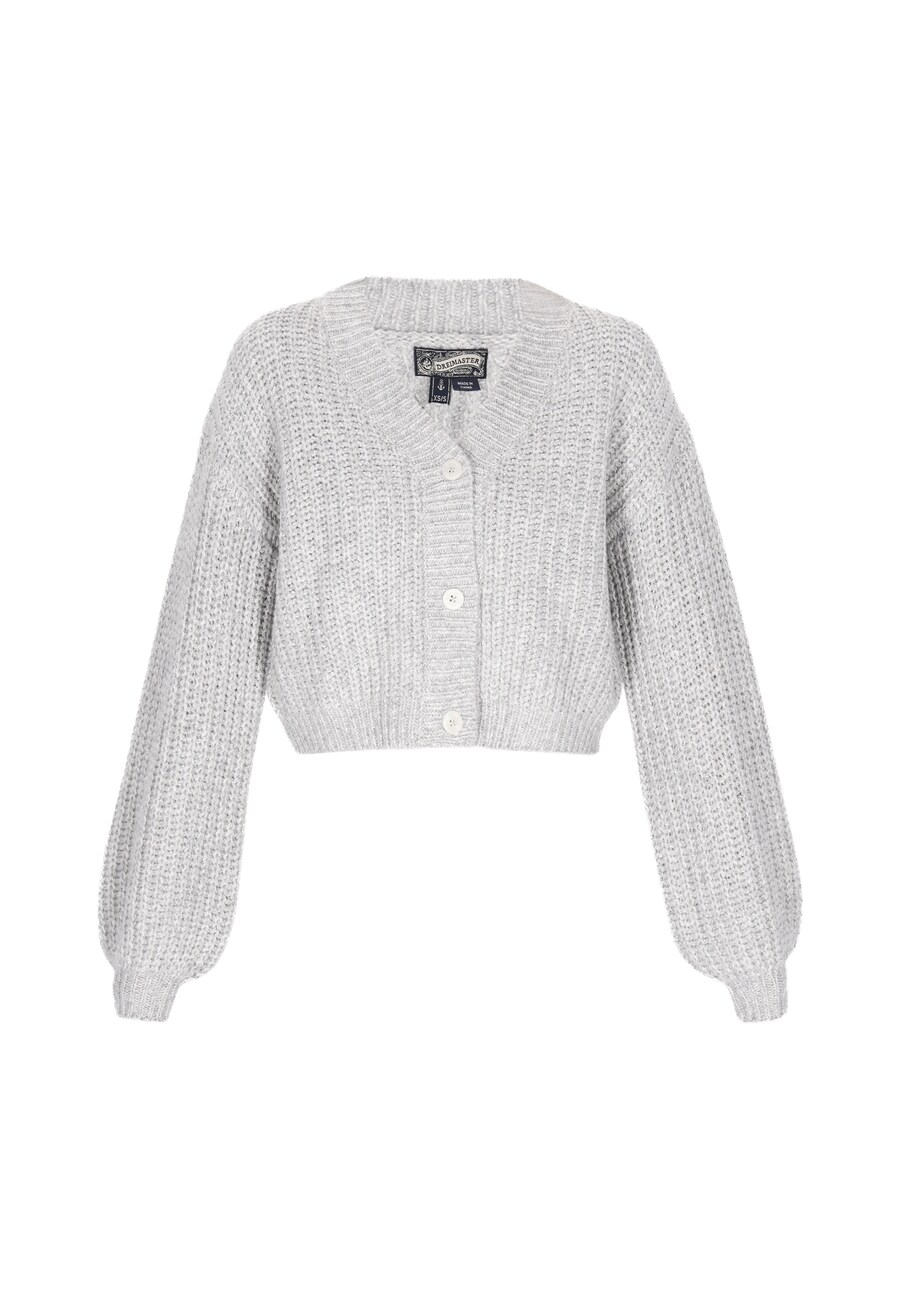 Вязаный кардиган DreiMaster Vintage, светло-серый
Вязаный кардиган DreiMaster Vintage, светло-серый