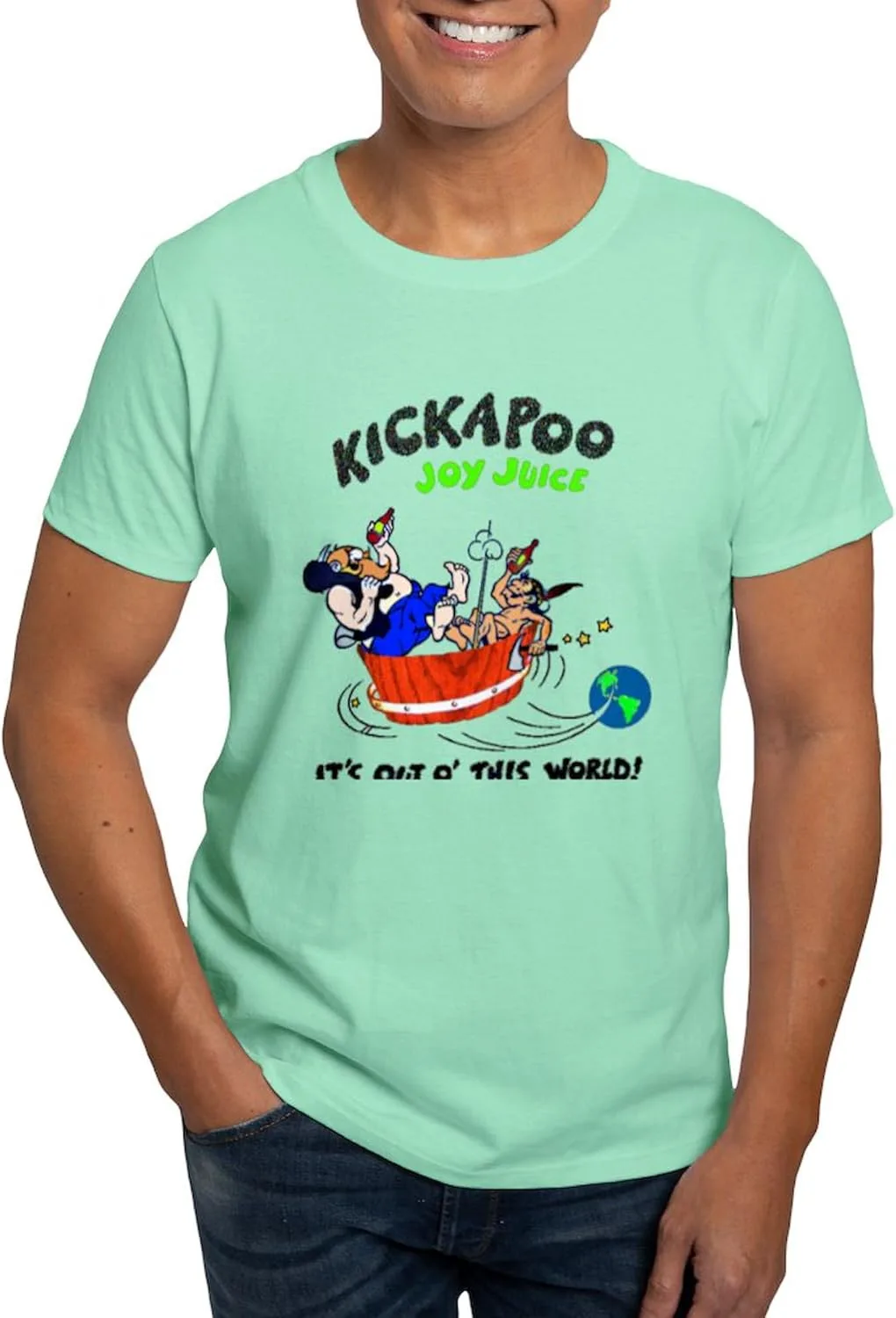 Футболка CafePress Kickapoo Joy Juice Dark T Shirt, мужская, 100% хлопок, белая
Футболка CafePress Kickapoo Joy Juice Dark T Shirt, мужская, 100% хлопок, белая