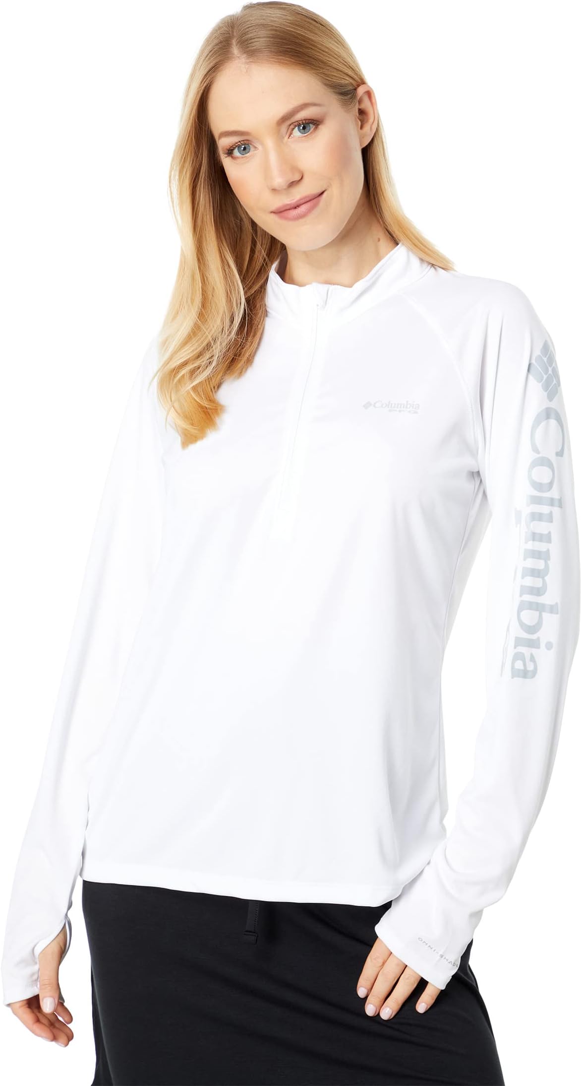 Футболка Columbia Tidal Tee 1/4 Zip, White/Cirrus Grey Logo
Футболка Columbia Tidal Tee 1/4 Zip, White/Cirrus Grey Logo