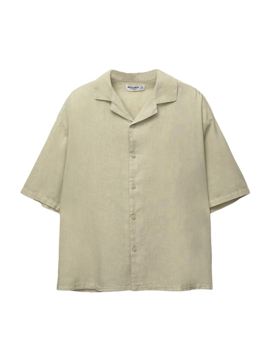 Рубашка на пуговицах Comfort fit Pull&Bear, бежевый
Рубашка на пуговицах Comfort fit Pull&Bear, бежевый