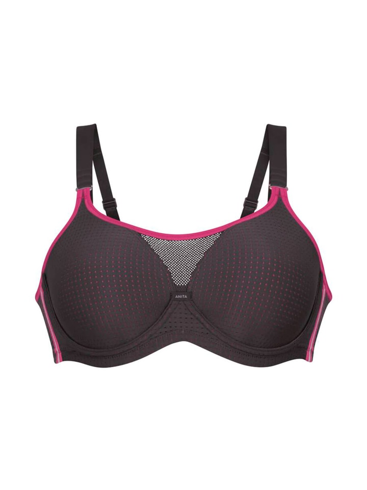Спортивный бюстгальтер Anita, цвет anthrazit/pink 
Спортивный бюстгальтер Anita, цвет anthrazit/pink