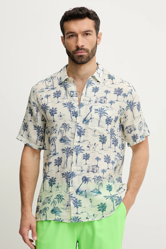 Льняная рубашка Mc2 Saint Barth, бежевый
Льняная рубашка Mc2 Saint Barth, бежевый