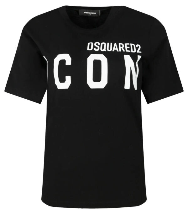 Футболка женская Dsquared2 с принтом на груди, черный
Футболка женская Dsquared2 с принтом на груди, черный