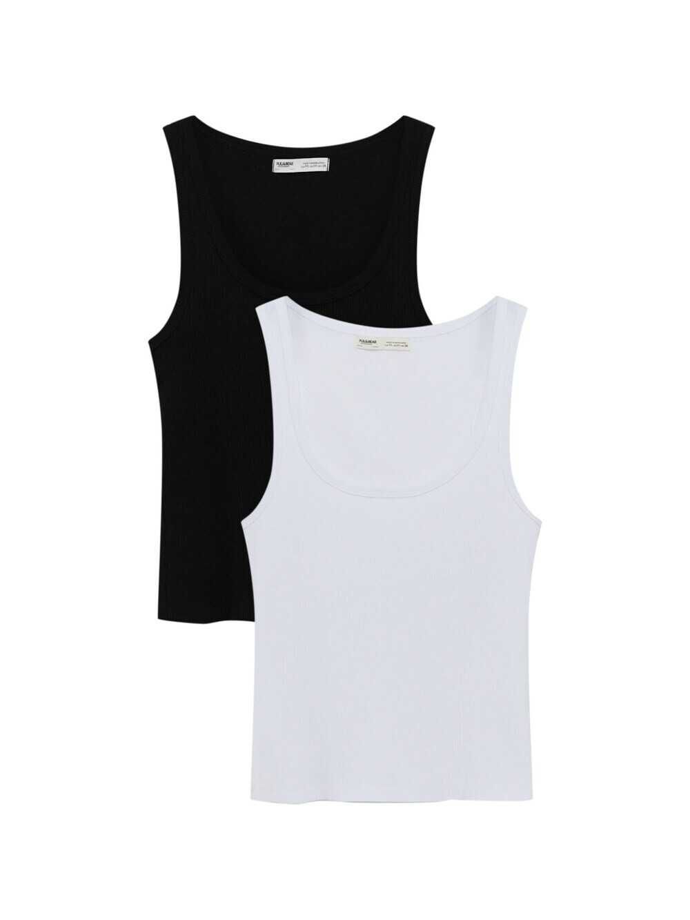 Топ Pull&Bear, черно-белый
Топ Pull&Bear, черно-белый