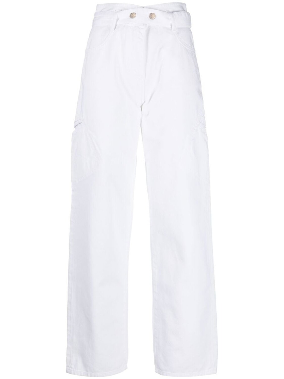 IRO прямые джинсы с поясом, белый 
IRO прямые джинсы с поясом, белый