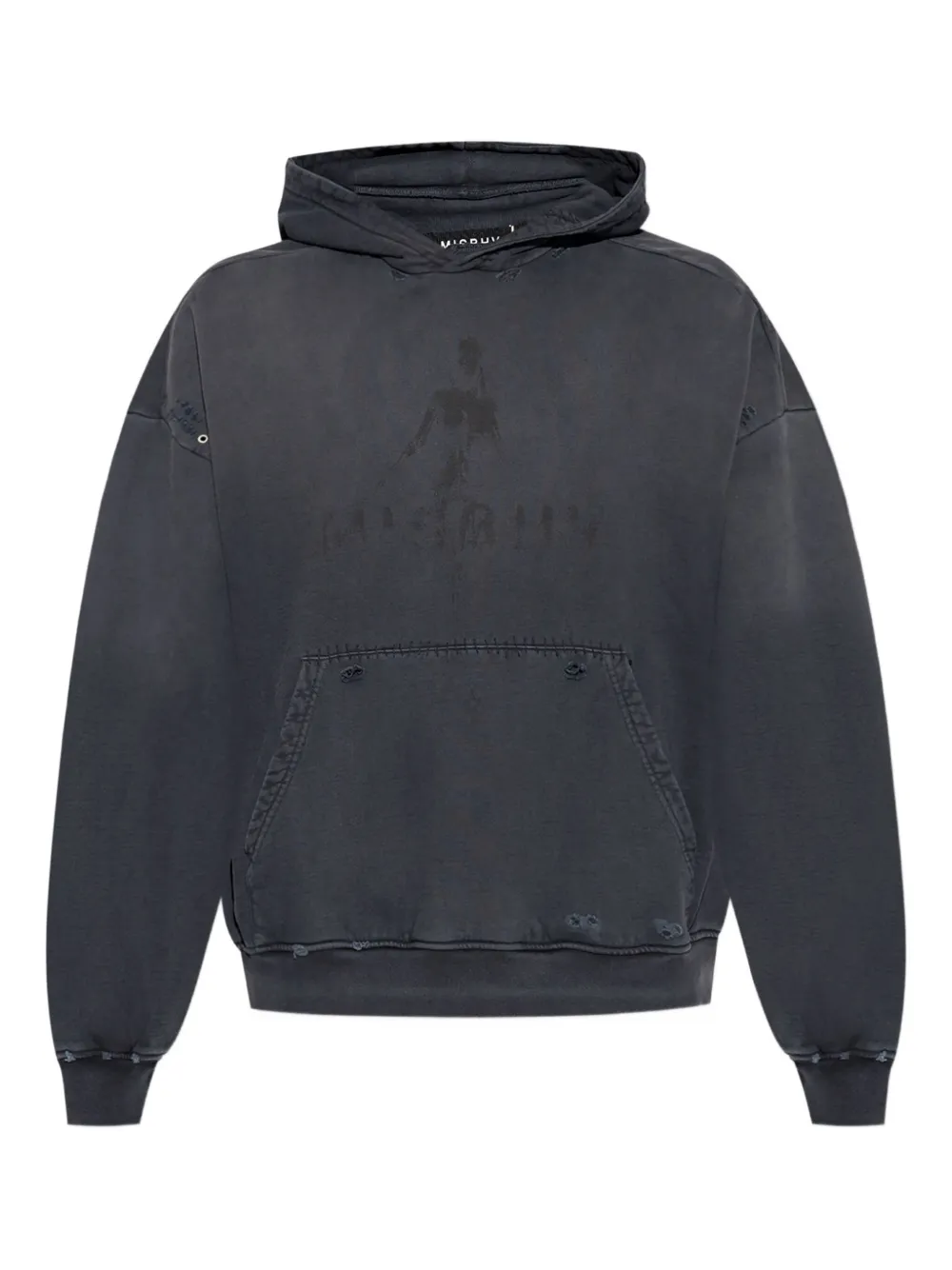 Толстовка с капюшоном из хлопка с графическим принтом и потертостями MISBHV, черный
Толстовка с капюшоном из хлопка с графическим принтом и потертостями MISBHV, черный