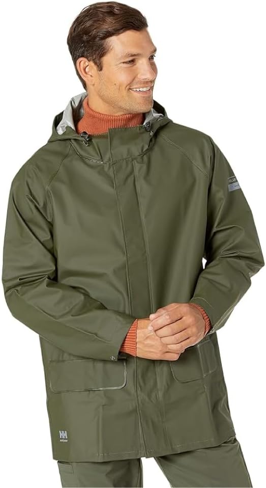 Helly-Hansen Workwear Mandal регулируемая водонепроницаемая куртка для мужчин - прочный и удобный защитный дождевик с ПВХ-покрытием Helly Hansen, Green
Helly-Hansen Workwear Mandal регулируемая водонепроницаемая куртка для мужчин - прочный и удобный защитный дождевик с ПВХ-покрытием Helly Hansen, Green