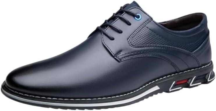 Мужские повседневные кроссовки-лоферы, дышащие, удобные, для ходьбы, с шнуровкой, из кожи, для бизнеса, работы, офиса и повседневного ношения на улице Hhhchpm, синий
Мужские повседневные кроссовки-лоферы, дышащие, удобные, для ходьбы, с шнуровкой, из кожи, для бизнеса, работы, офиса и повседневного ношения на улице Hhhchpm, синий