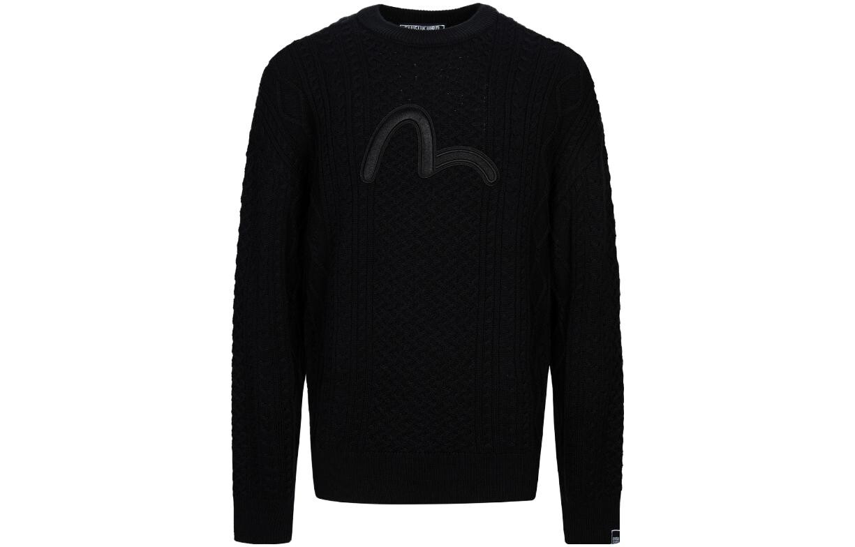 Свитер мужской черный Evisu, черный
Свитер мужской черный Evisu, черный