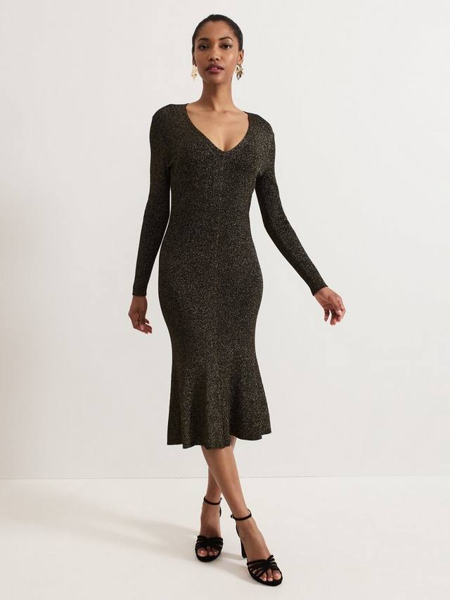 Платье из металлической нити от тилли Phase Eight, золотой
Платье из металлической нити от тилли Phase Eight, золотой