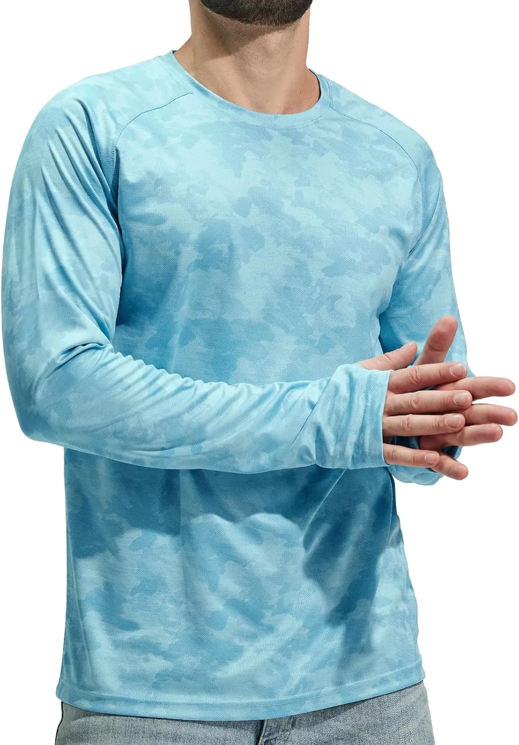 Мужская футболка MIER с защитой UPF 50+, быстросохнущая, с длинным рукавом
Мужская футболка MIER с защитой UPF 50+, быстросохнущая, с длинным рукавом