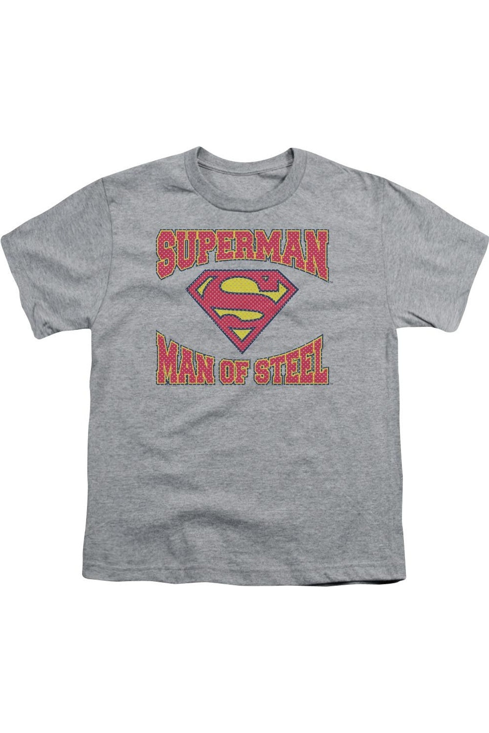 Футболка с коротким рукавом "Супермен: Человек из стали" для детей Gildan, Athletic Heather
Футболка с коротким рукавом "Супермен: Человек из стали" для детей Gildan, Athletic Heather