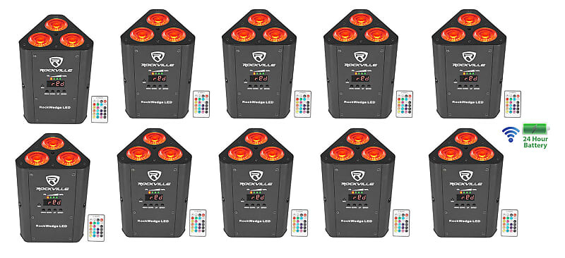 Светодиод Rockville RockWedge LED RGBWA + UV
Светодиод Rockville RockWedge LED RGBWA + UV