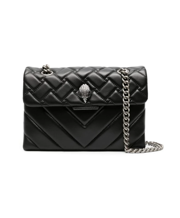 Кожаная сумка через плечо с набивкой в виде шеврона Kurt Geiger, черный
Кожаная сумка через плечо с набивкой в виде шеврона Kurt Geiger, черный