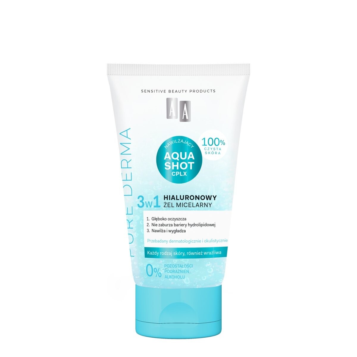 AA Pure Derma, Гиалуроновый мицеллярный гель 3в1, 150 мл
AA Pure Derma, Гиалуроновый мицеллярный гель 3в1, 150 мл