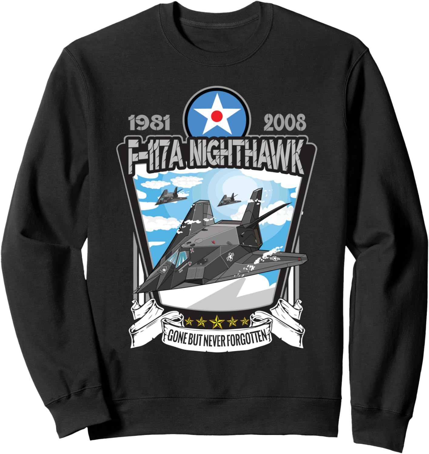 Толстовка с изображением американского стелс-бомбардировщика F117 Nighthawk Us Air Force F-117 Stealth Aircraft, черный
Толстовка с изображением американского стелс-бомбардировщика F117 Nighthawk Us Air Force F-117 Stealth Aircraft, черный
