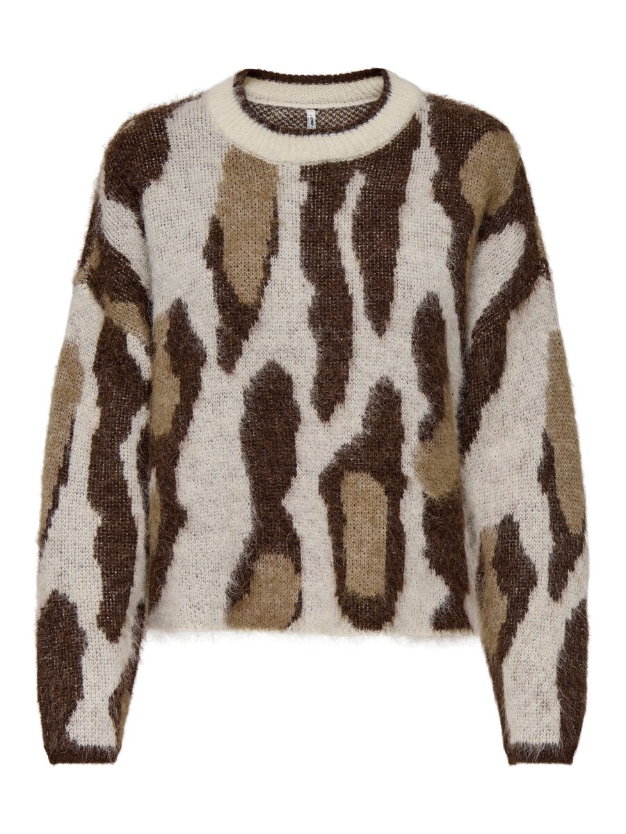 Свитер ONLY ONLEDELIE, кремовый/коричневый
Свитер ONLY ONLEDELIE, кремовый/коричневый