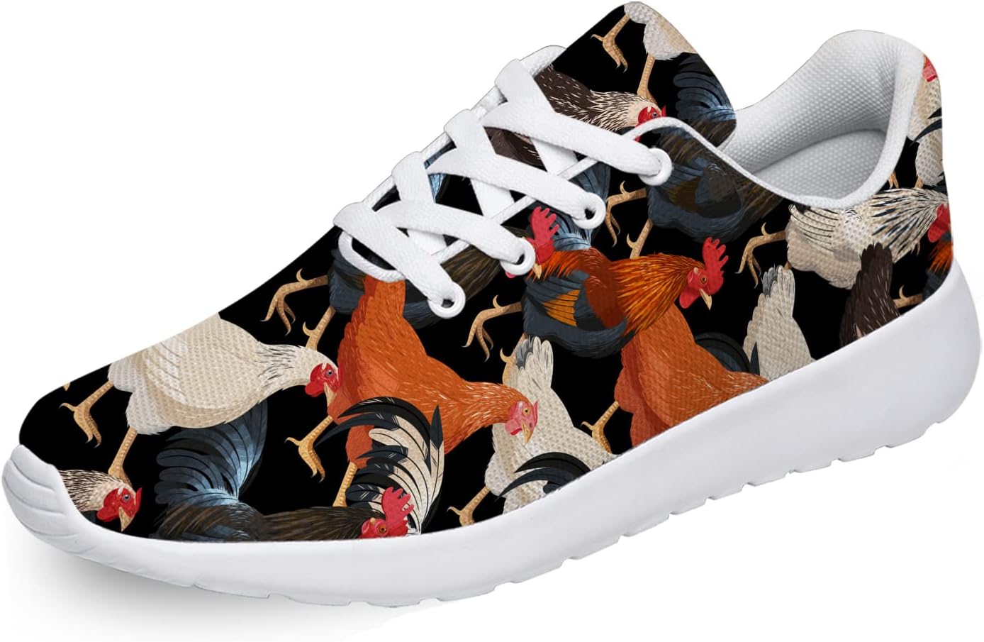 Кроссовки с принтом курицы для женщин и мужчин, модная спортивная обувь для повседневного ношения, подарки для нее и для него Lodaden, Farm Chicken Rooster Hen
Кроссовки с принтом курицы для женщин и мужчин, модная спортивная обувь для повседневного ношения, подарки для нее и для него Lodaden, Farm Chicken Rooster Hen