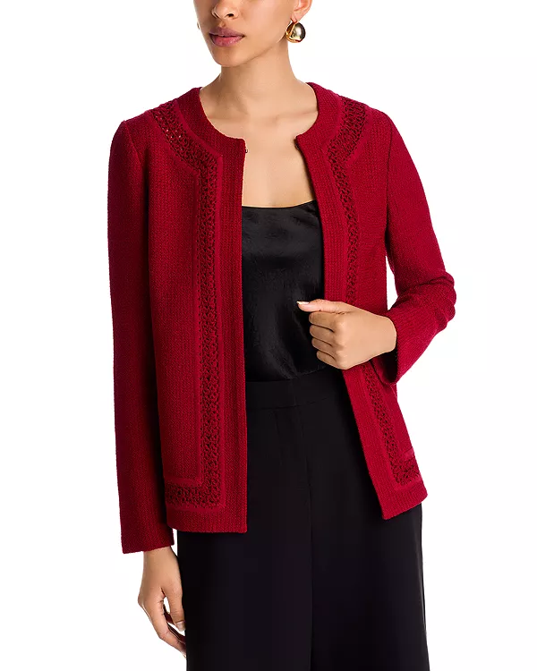 Вязаная куртка в стиле «Наследие» Misook, красный
Вязаная куртка в стиле «Наследие» Misook, красный