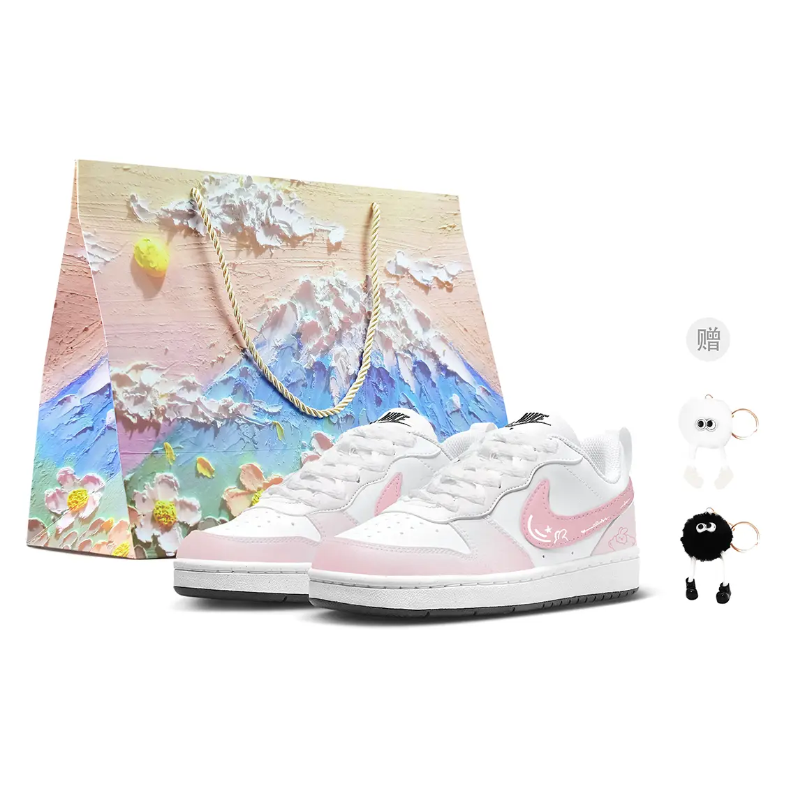 Детские кроссовки для скейтбординга Court Borough Cloud Rabbit с низким верхом, устойчивые к истиранию, для подростков Nike, розовый/белый
Детские кроссовки для скейтбординга Court Borough Cloud Rabbit с низким верхом, устойчивые к истиранию, для подростков Nike, розовый/белый