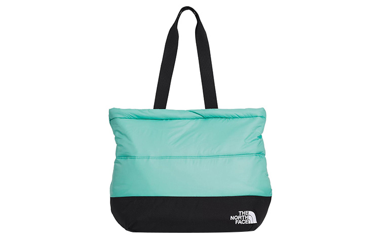 Сумка-тоут Nuptse 33L, Шоппер, Сумка через плечо, Портативная уличная сумка из нейлона зеленый черный унисекс THE NORTH FACE 
Сумка-тоут Nuptse 33L, Шоппер, Сумка через плечо, Портативная уличная сумка из нейлона зеленый черный унисекс THE NORTH FACE