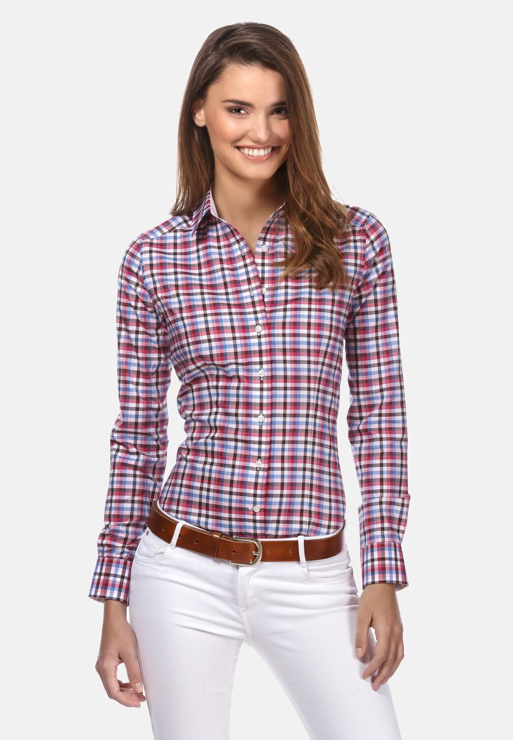 Блуза Vincenzo Boretti leicht tailliert, цвет weinrot
Блуза Vincenzo Boretti leicht tailliert, цвет weinrot